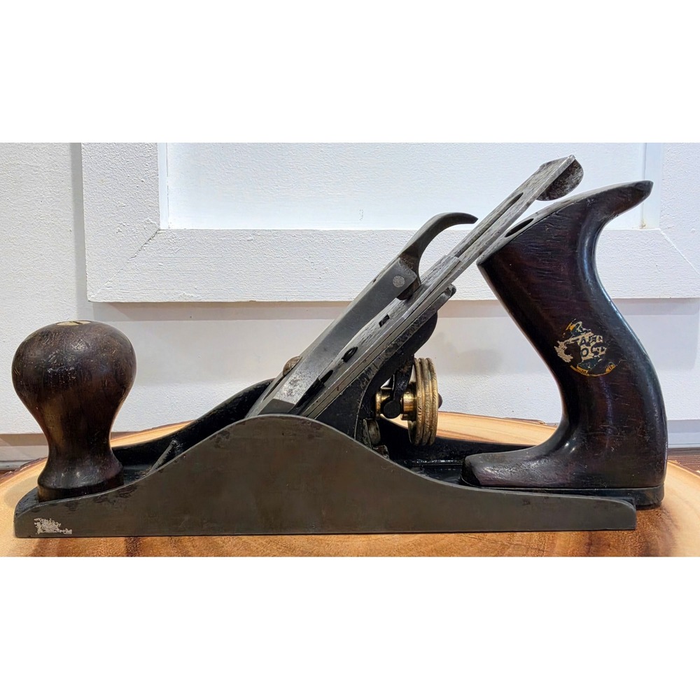 VTG Stanley No 3 Bailey Smoothing Plane Tool 1910-1918 Brazilian Rosewood